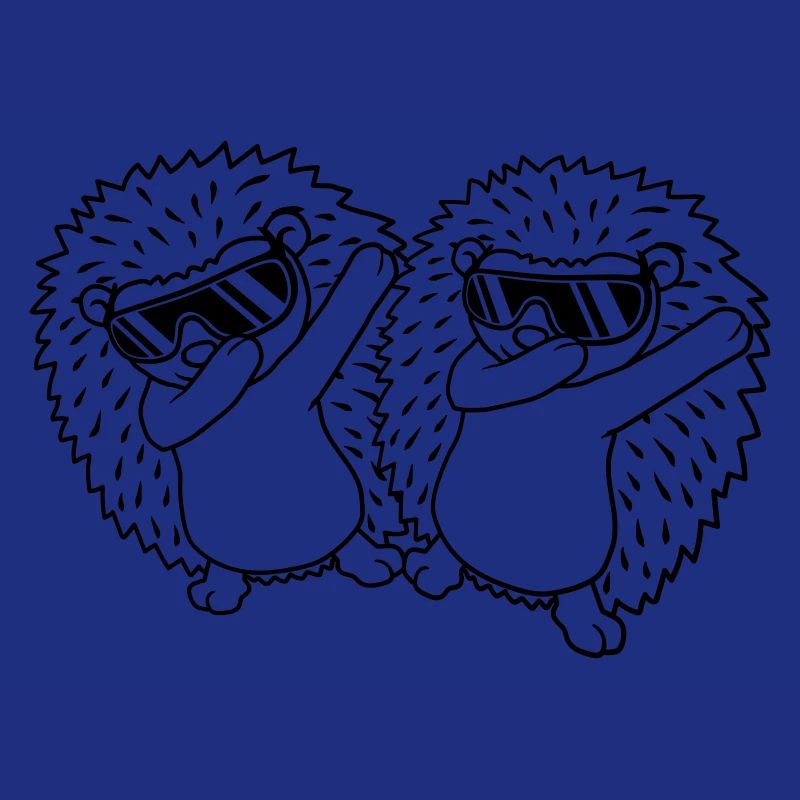Équipe 2 dabbing Hedgehogs