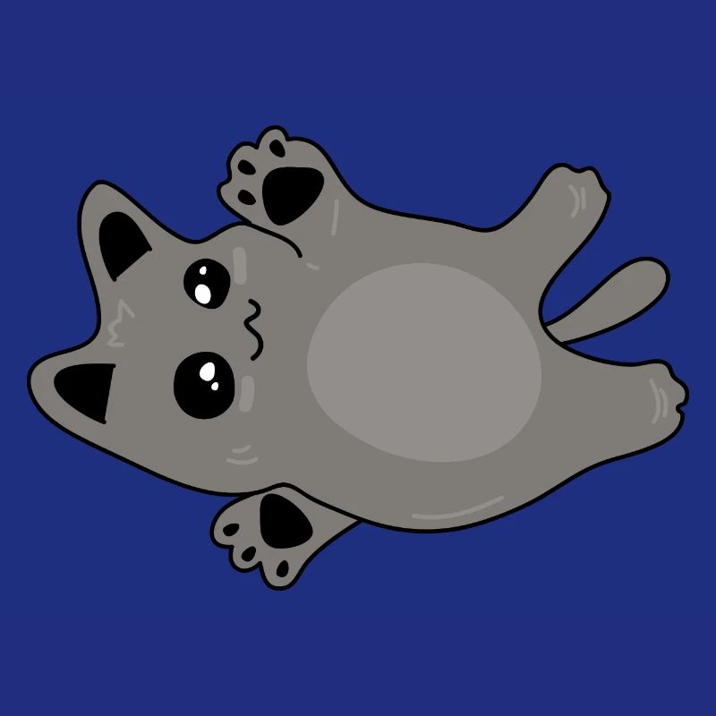 mignon bébé chat gris