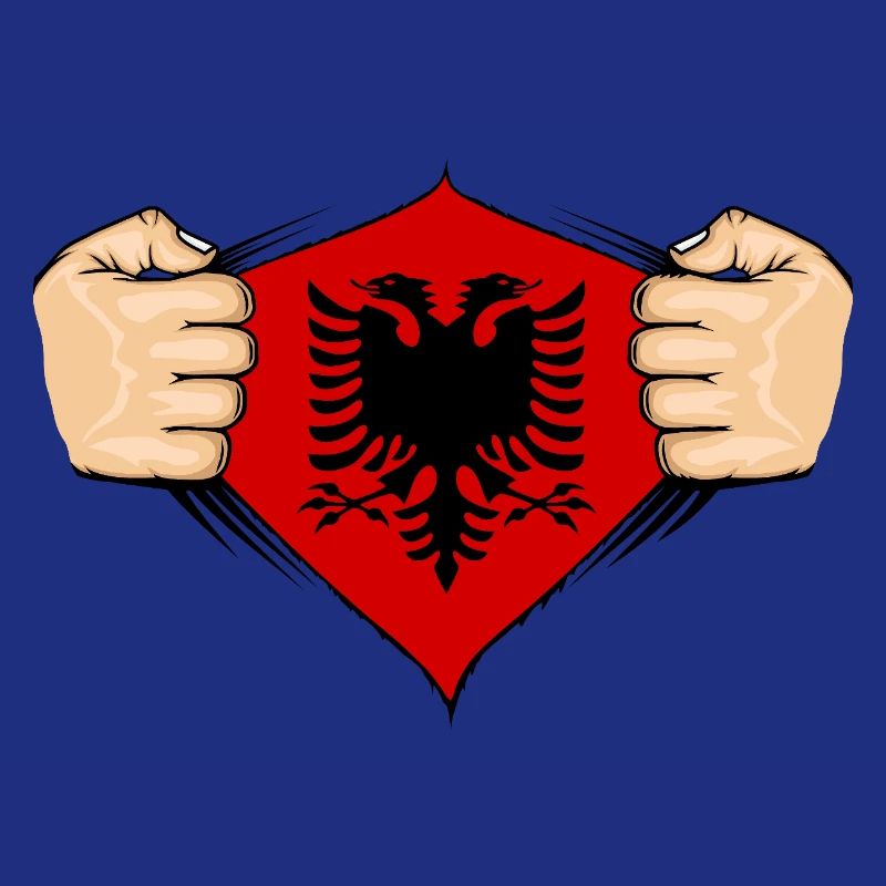 Conception du drapeau de l’Albanie
