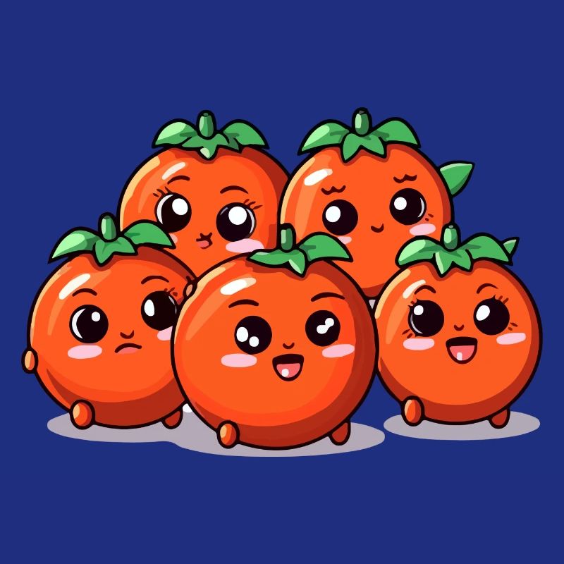 Les copains tomates kawaii