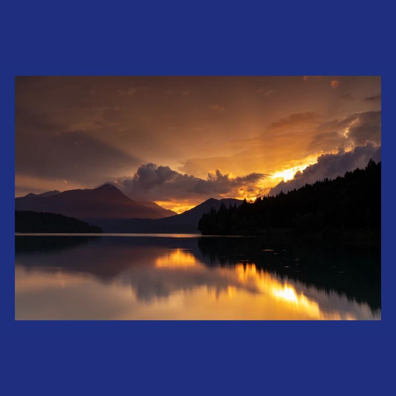 Sunset at Lake Walchensee