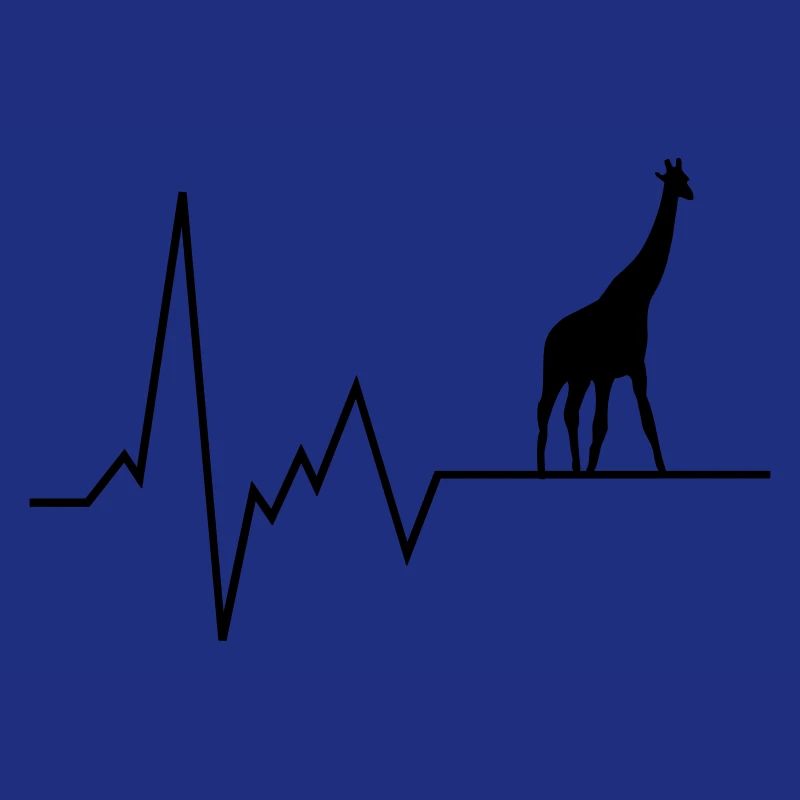 Herzschlag Giraffe