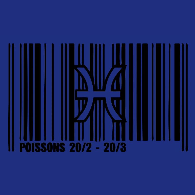 Sternzeichen Fische Barcode