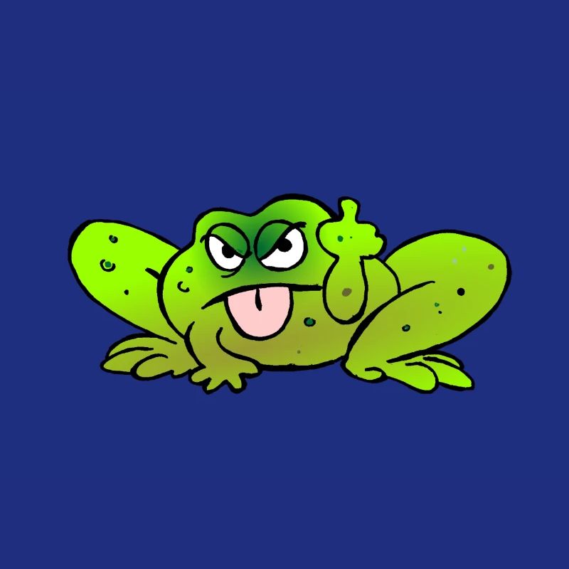 Toad pulls the tongue