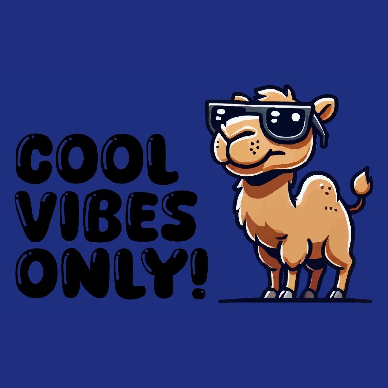 kamel comic sonnenbrille cool