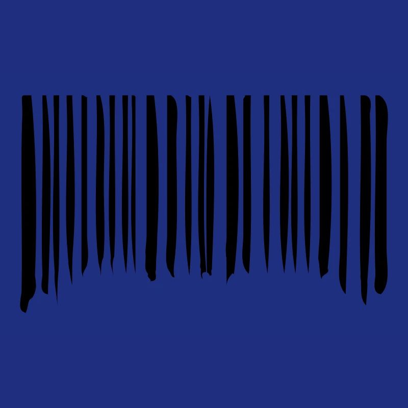Barcode Striche Linien Gekritzelt Strichcode Scan