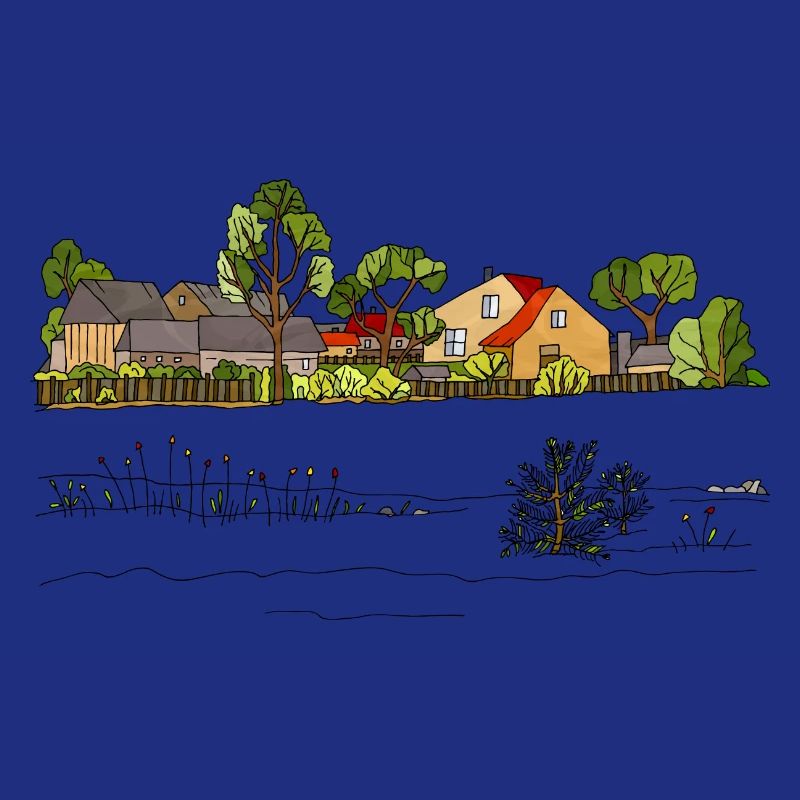 Ländliche Landschaft