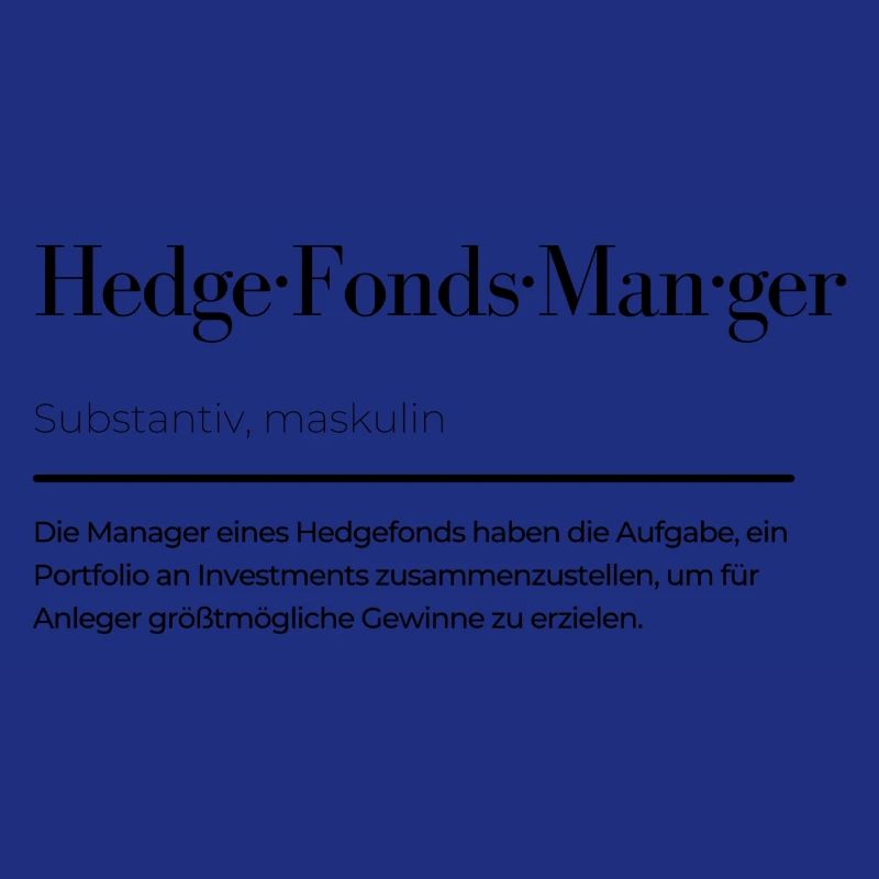 Hedge Fund Manager Definition