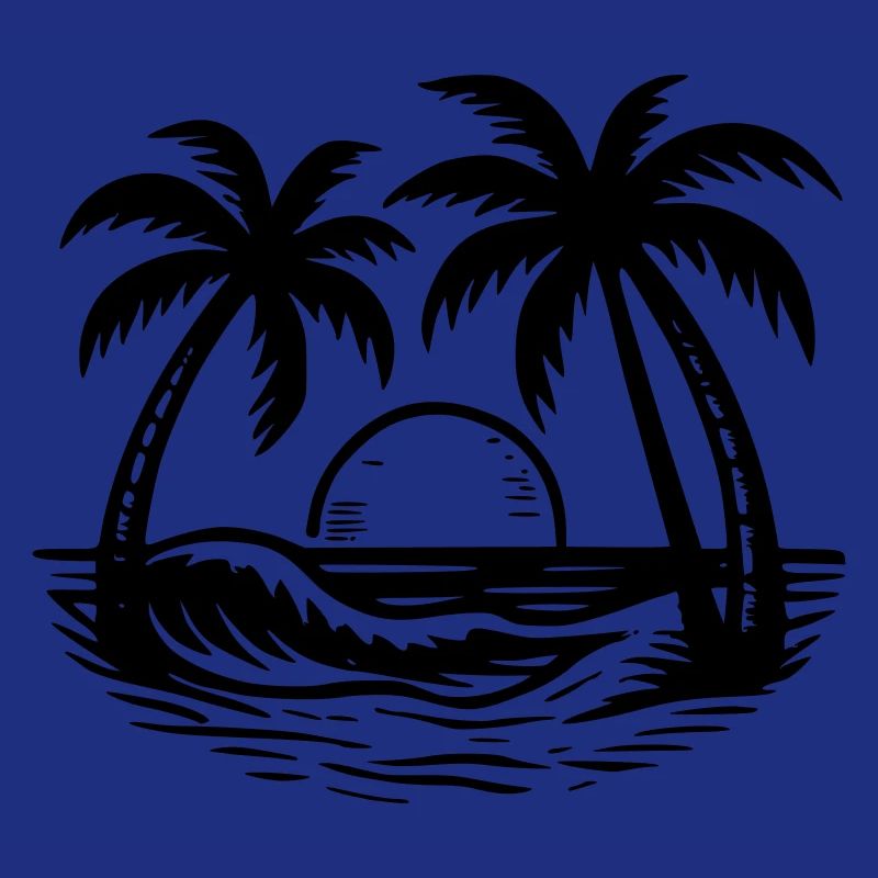 Palmier à la plage