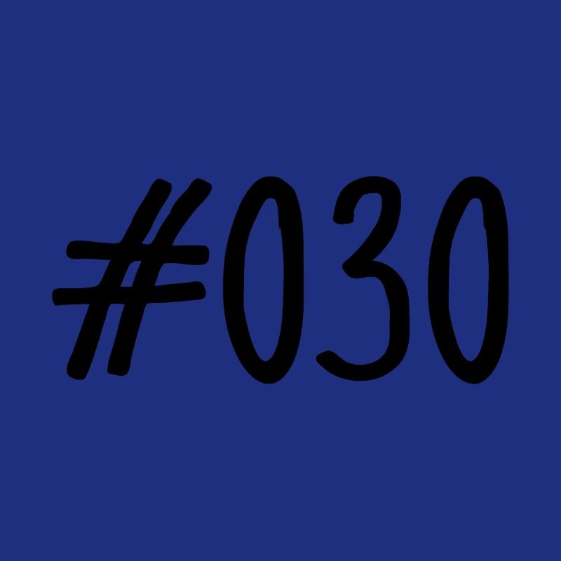 #030 - Hashtag 030 - Area Code - Berlin - Capital