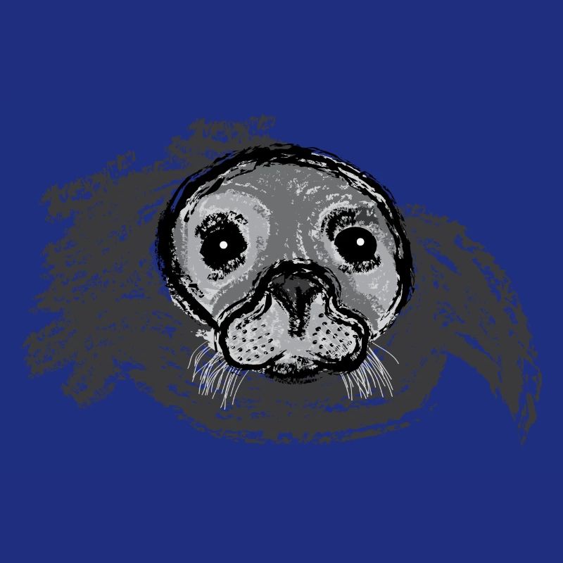 Auftauchende Robbe / Surfacing Seal - Design I