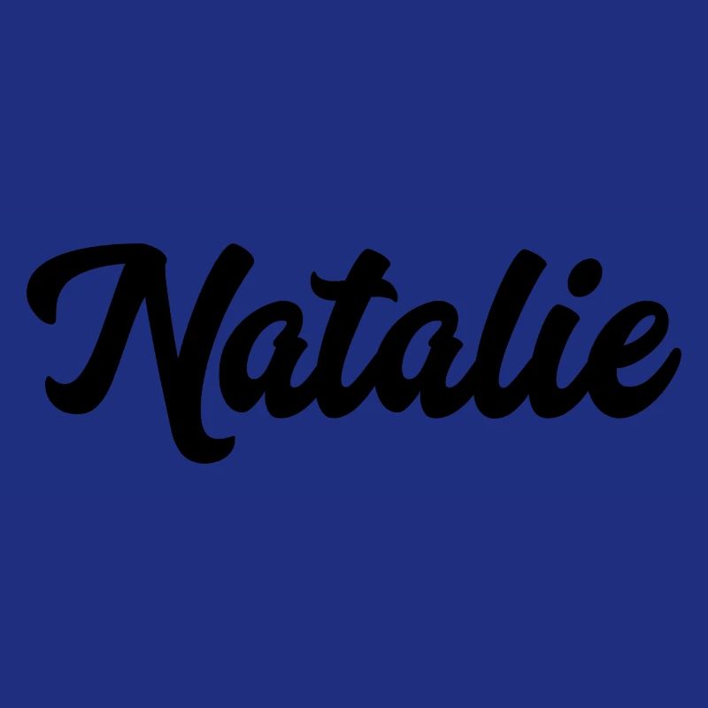 Natalie benutzerdefinierte Text Geburtstagsname