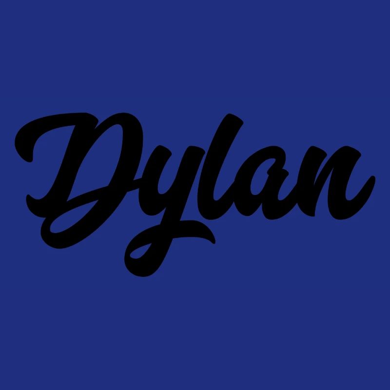 Dylan benutzerdefinierte Text Geburtstagsname