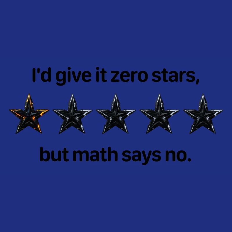 Zero Stars Math Comedy