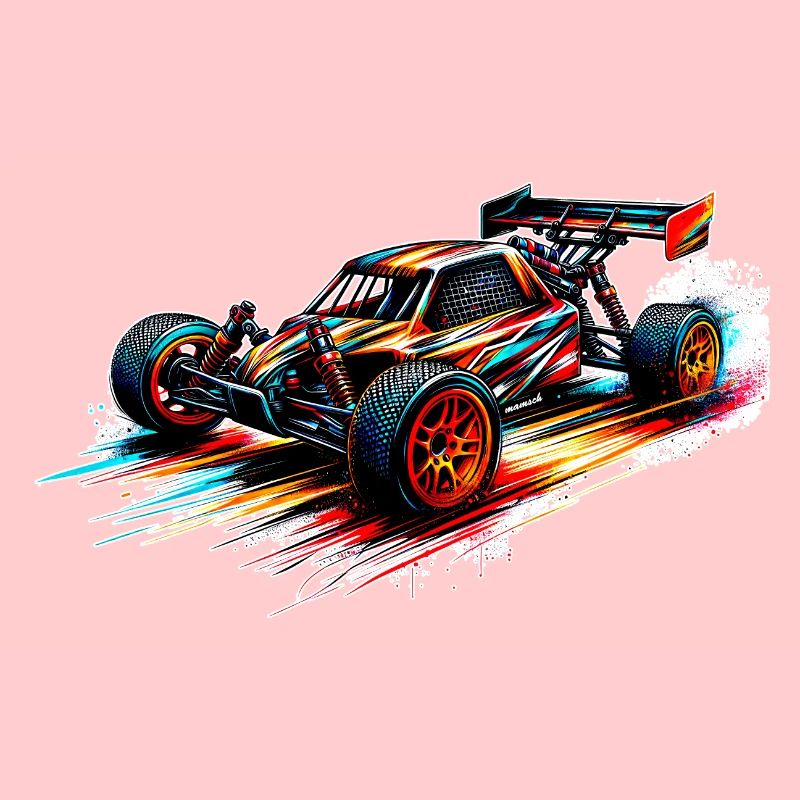 RC-Buggy - Farbsplash