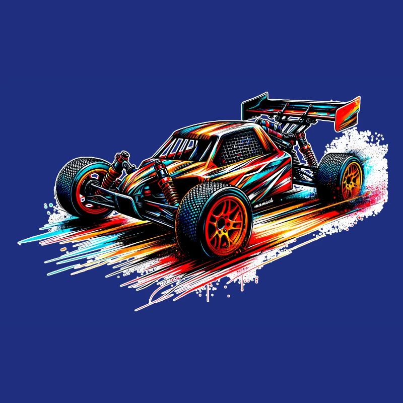 RC-Buggy - Farbsplash