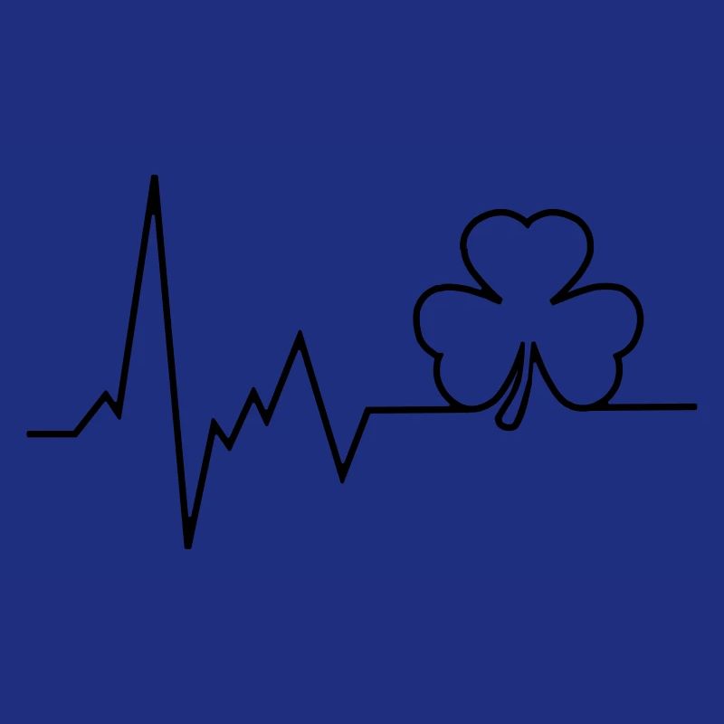 pulsation du cœur feuille de trèfle