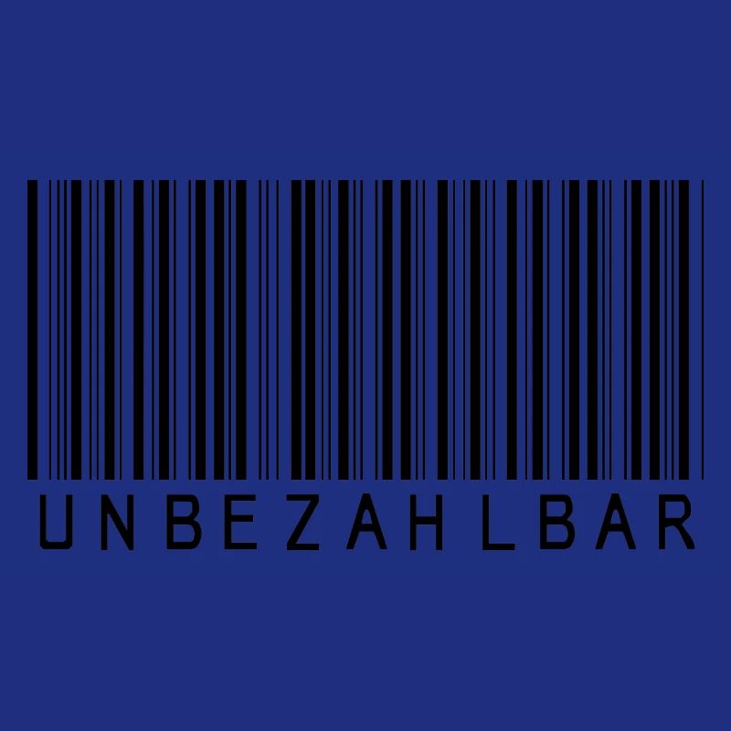 Barcode "Priceless" black