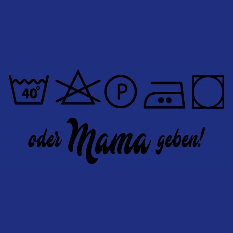 Wäsche waschen oder Mama geben