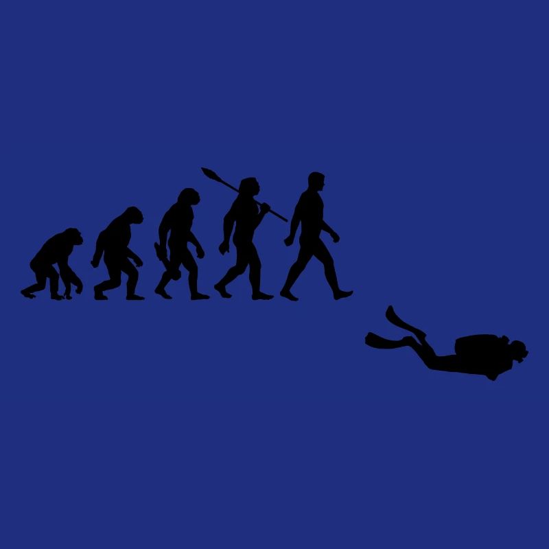 Evolution Tauchen Taucher