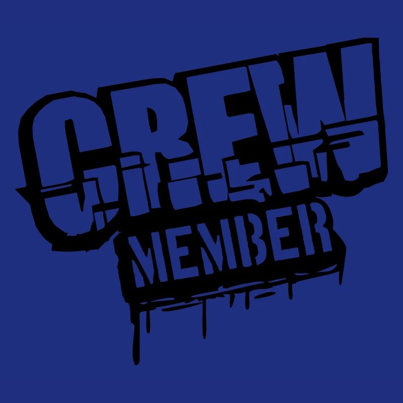 Crew member stamp graffiti