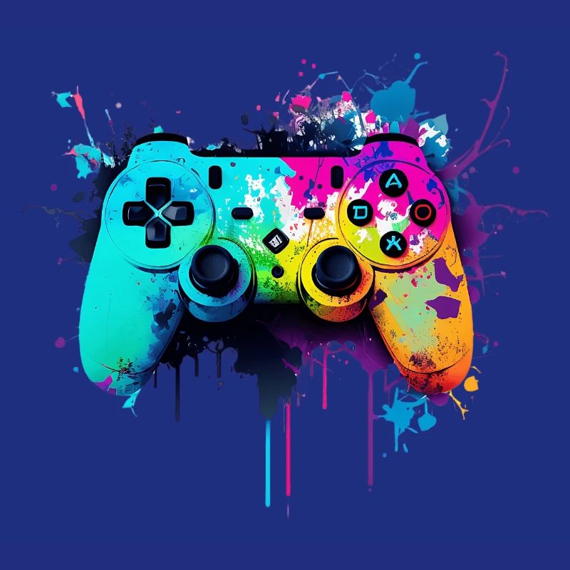 Neon Gaming Controller / Kontroller