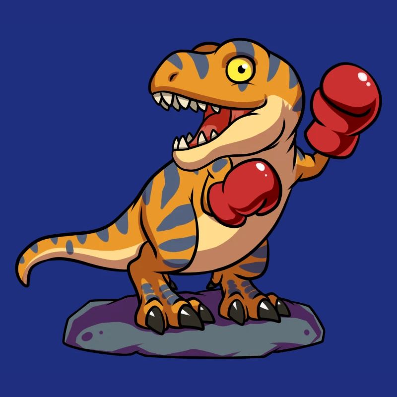 Cool Boxer T-Rex Dinosaure