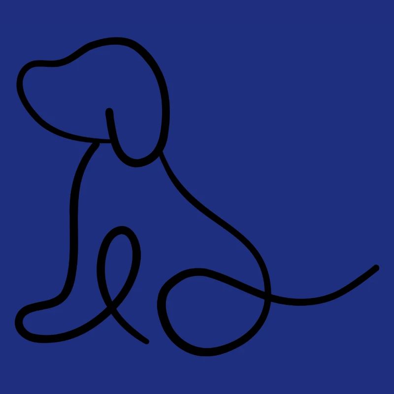 Hundewelpen OneLine
