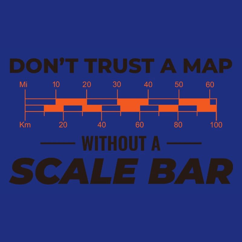 Map Scale Bar GIS Cartography Geographer Data