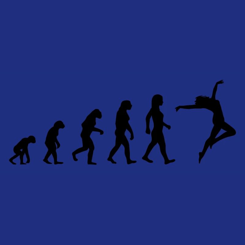 Evolution Frau Tanzen