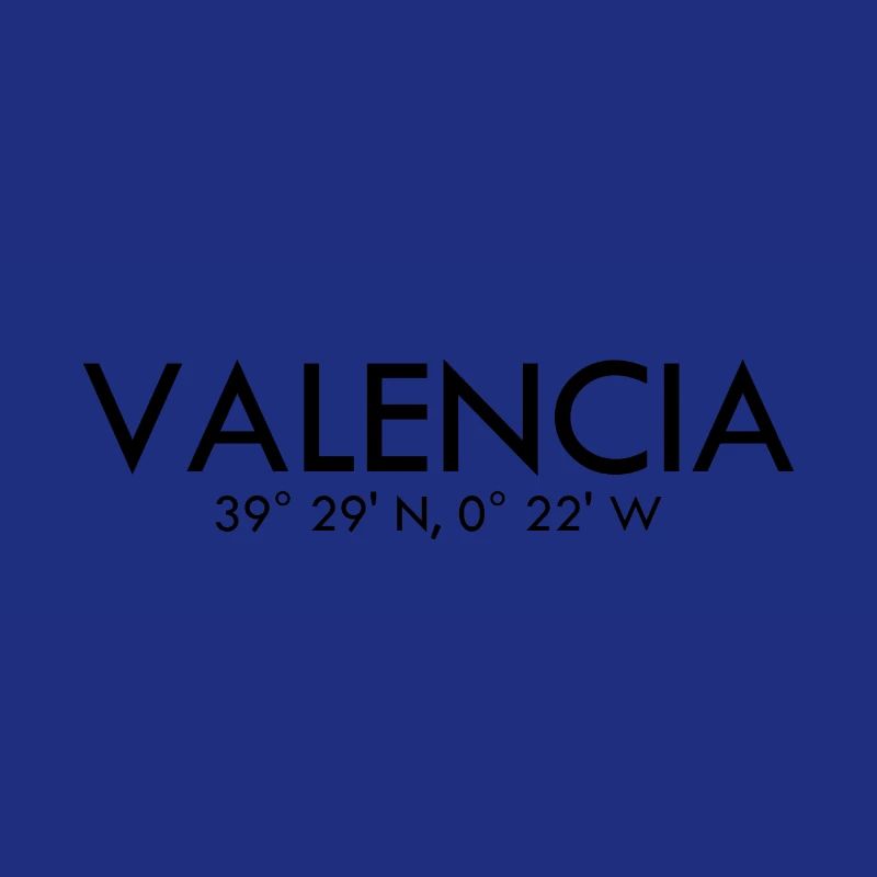 Valencia - Spain - Coordinates Latitude Longitude