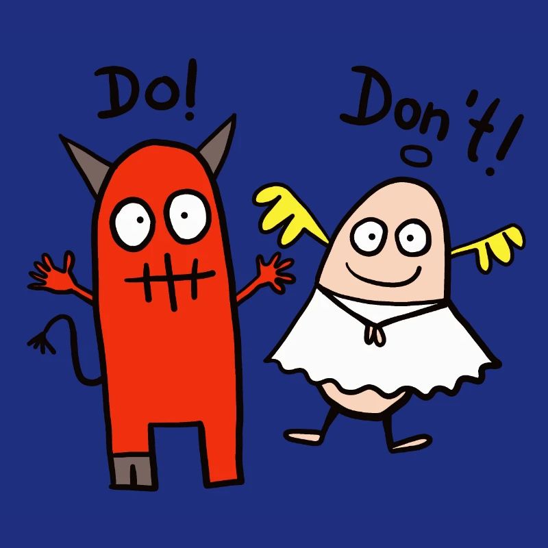 Engelchen und Teufelchen