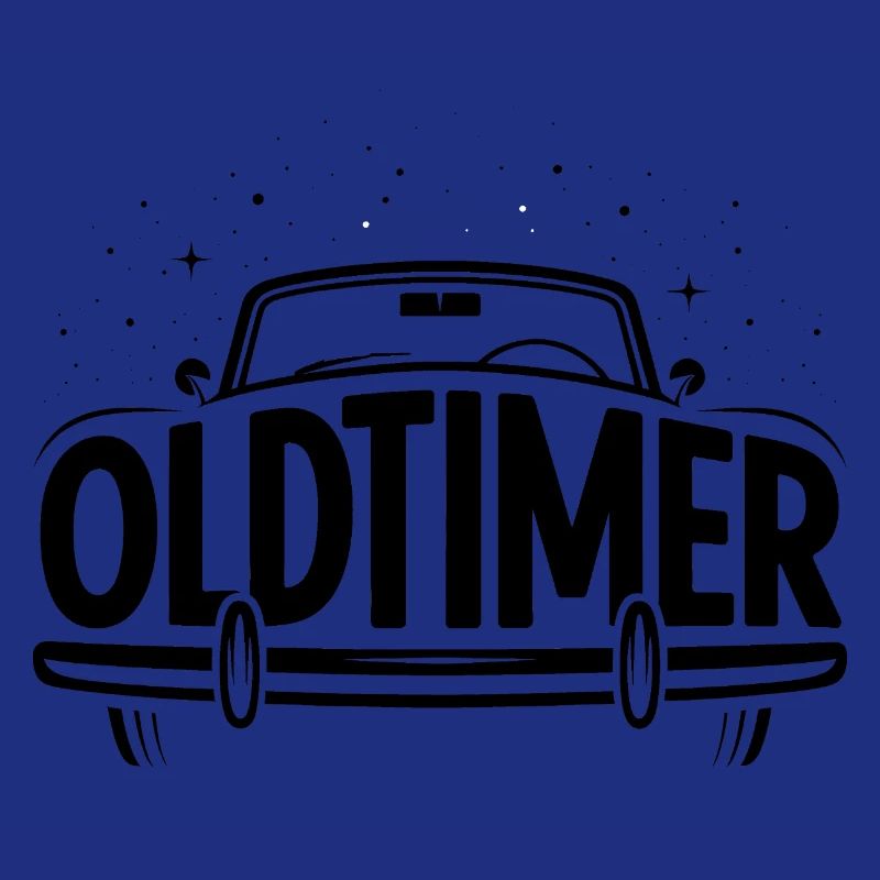 Oldtimer - Cooles Auto-Logo