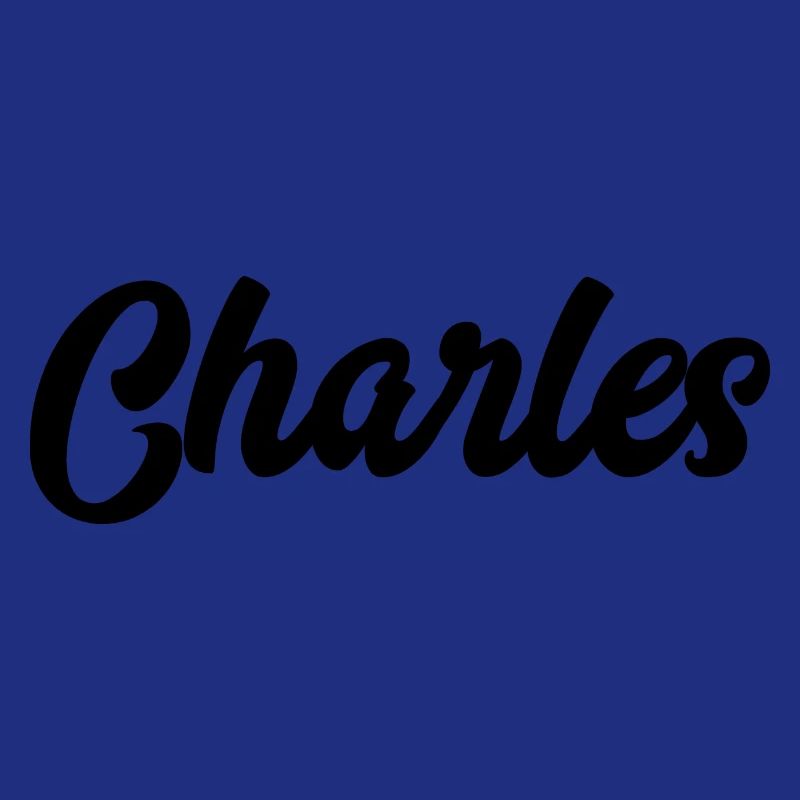 Charles benutzerdefinierte Text Geburtstag Name