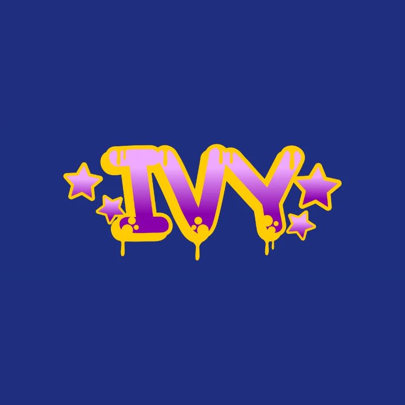 Graffiti Name Ivy