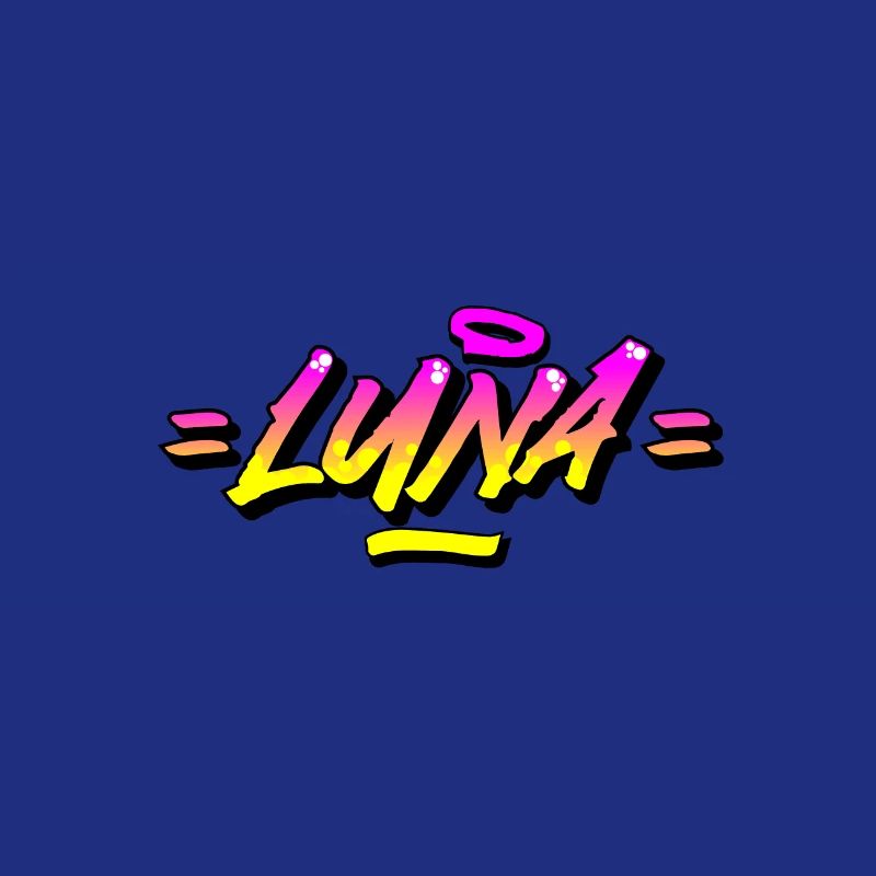 Graffiti Prénom Luna