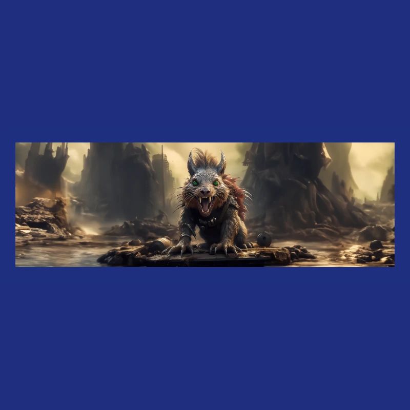 apocalypse monde après l’humanité écureuil géant