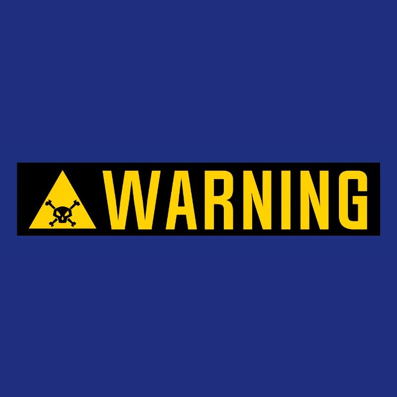 Warning-Panel Tod Kopf Dreiecksplatte