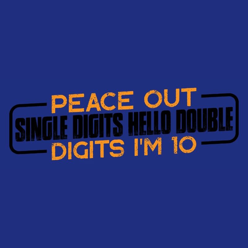 Buy Single Digits Hello Double Digits I'm 10 4