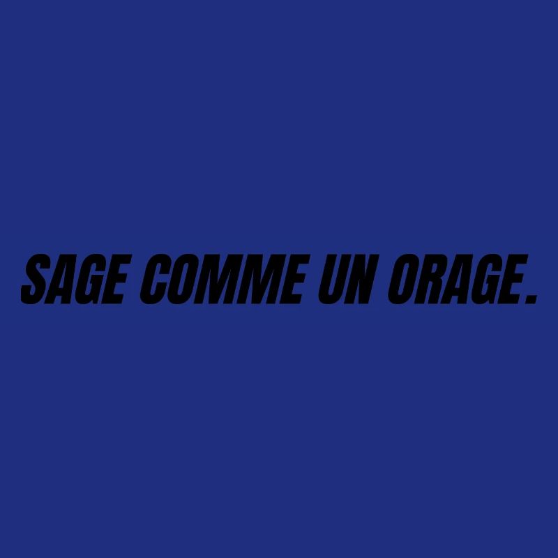 sage comme un orage