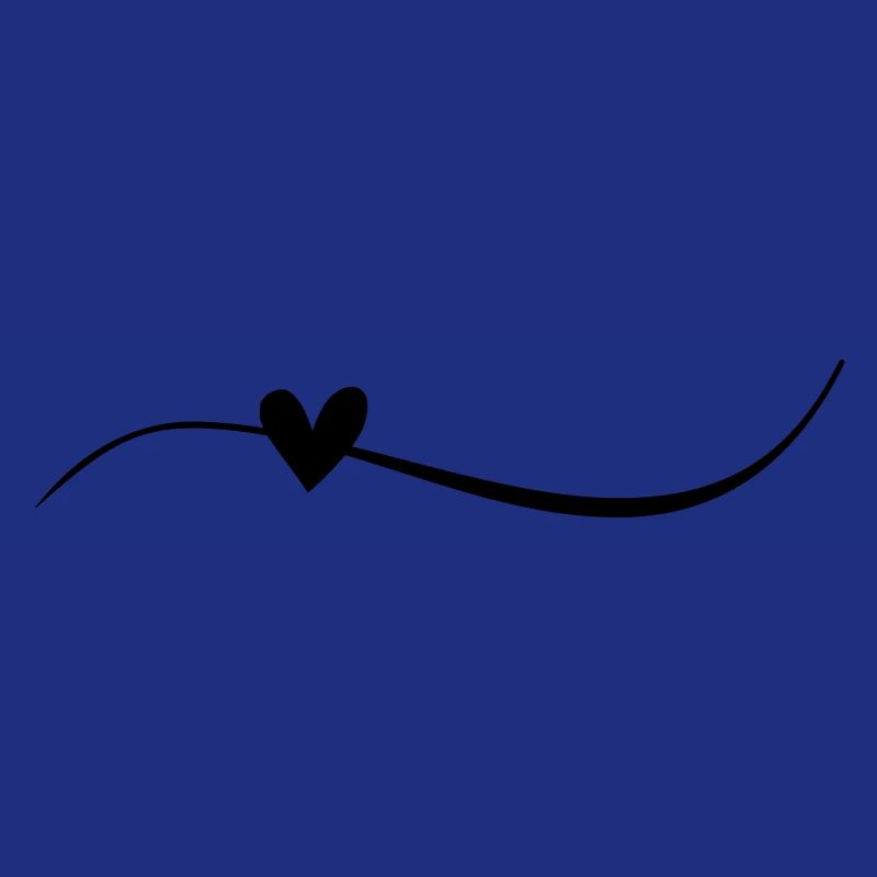 Line with heart