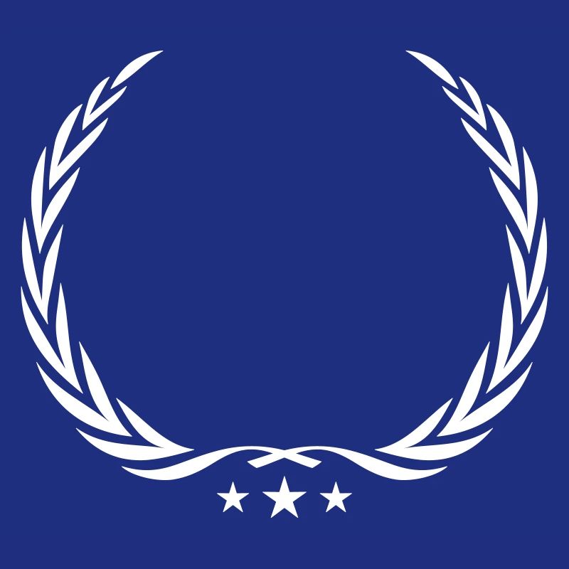 wreath laurel symbol blank