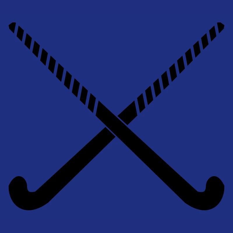 Hockeyschläger überkreuzt Geschenkidee