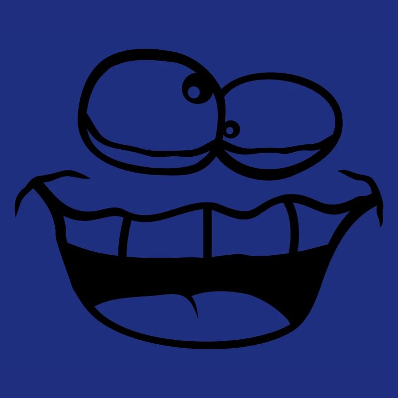 Grimace Squint Crazy