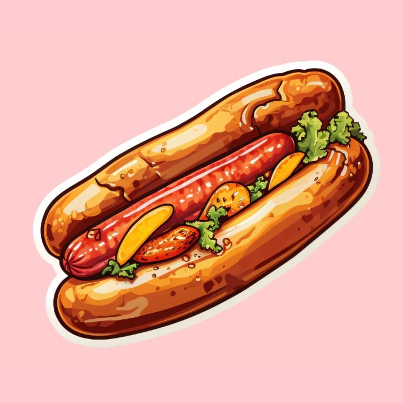 Bratwurst en chignon