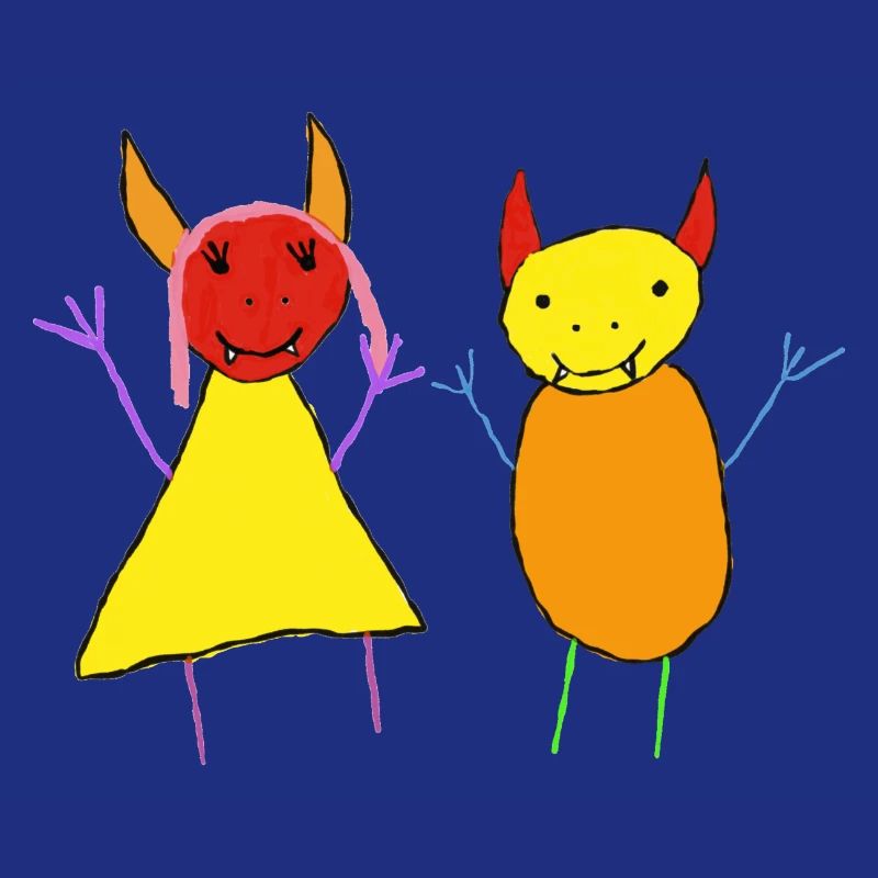 Devil Couple - Devil Bunt - Monster