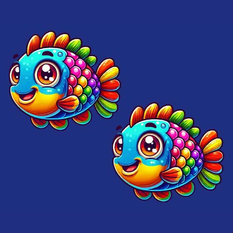 Bande dessinée de poisson
