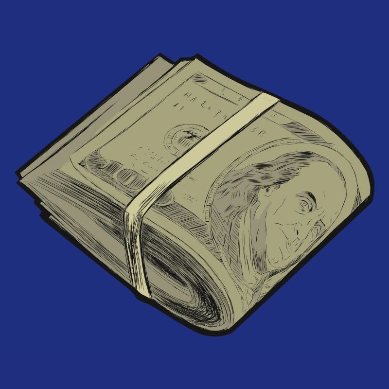 Conception de paquet de devises dollar roll