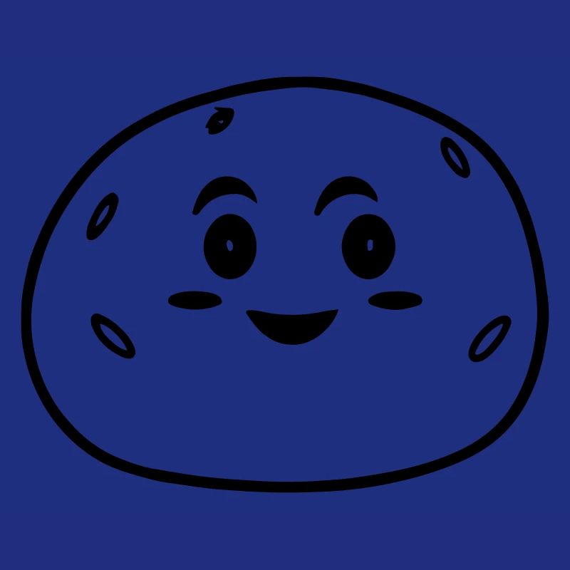 Potato with smile face