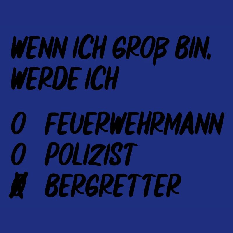 Wenn ich groß bin, werde ich Bergretter